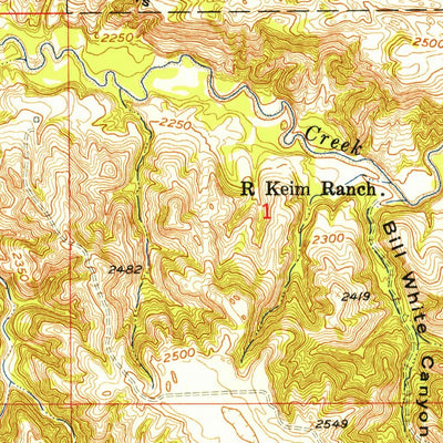United States Geological Survey Ainsworth NW, NE (1954, 24000-Scale) digital map