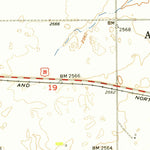 United States Geological Survey Ainsworth SW, NE (1954, 24000-Scale) digital map