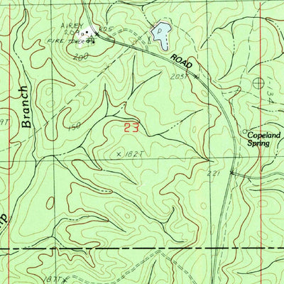 United States Geological Survey Airey, MS (1982, 24000-Scale) digital map