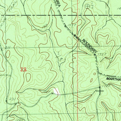 United States Geological Survey Airey, MS (1982, 24000-Scale) digital map