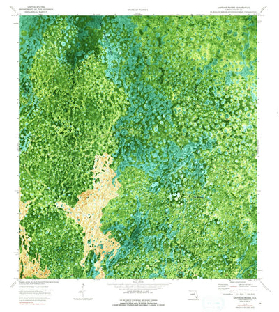 United States Geological Survey Airplane Prairie, FL (1974, 24000-Scale) digital map