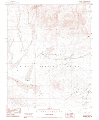 United States Geological Survey Airport Lake, CA (1982, 24000-Scale) digital map