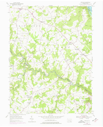 United States Geological Survey Airville, PA (1955, 24000-Scale) digital map