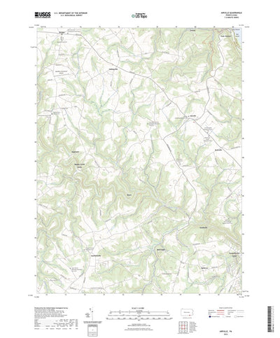 United States Geological Survey Airville, PA (2023, 24000-Scale) digital map