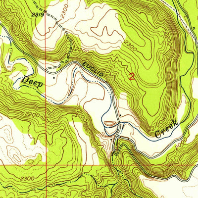 United States Geological Survey Airway Heights, WA (1954, 24000-Scale) digital map