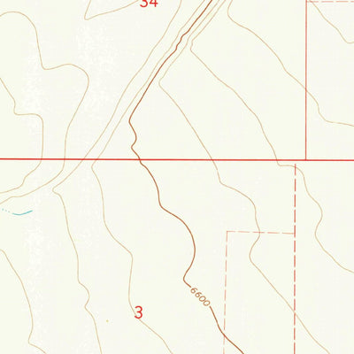 United States Geological Survey Ajax Ranch, MT (1966, 24000-Scale) digital map