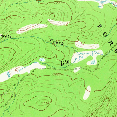 United States Geological Survey Ajax Ranch, MT (1966, 24000-Scale) digital map