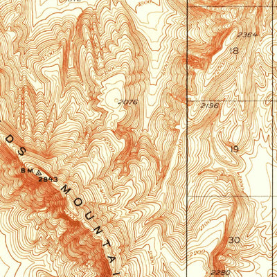 United States Geological Survey Ajo, AZ (1932, 62500-Scale) digital map