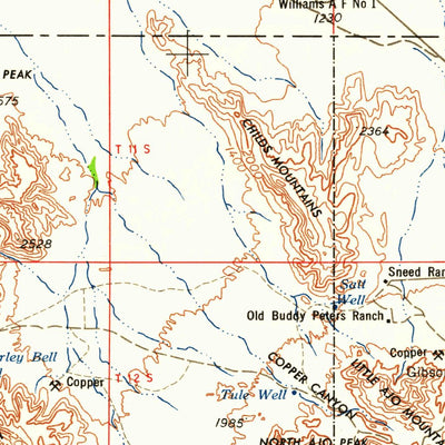 United States Geological Survey Ajo, AZ (1958, 250000-Scale) digital map