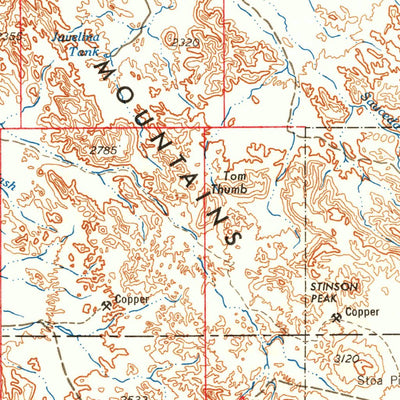 United States Geological Survey Ajo, AZ (1962, 250000-Scale) digital map