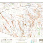 United States Geological Survey Ajo, AZ (1967, 250000-Scale) digital map