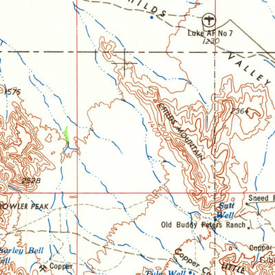 United States Geological Survey Ajo, AZ (1967, 250000-Scale) digital map