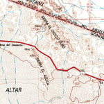 United States Geological Survey Ajo, AZ (1982, 250000-Scale) digital map