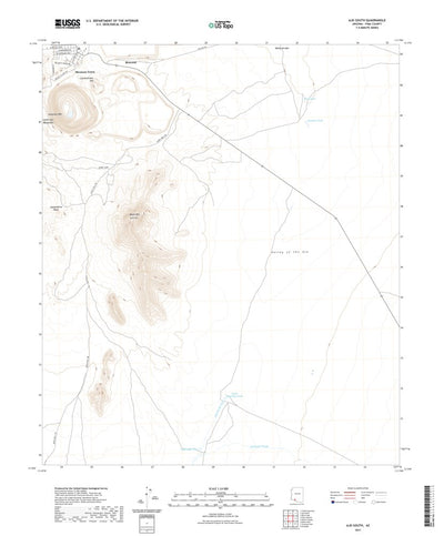 United States Geological Survey Ajo South, AZ (2021, 24000-Scale) digital map