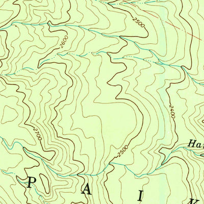 United States Geological Survey Akaka Falls, HI (1981, 24000-Scale) digital map
