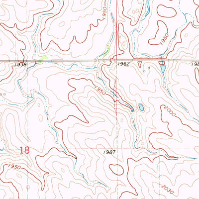 United States Geological Survey Akaska NE, SD (1968, 24000-Scale) digital map