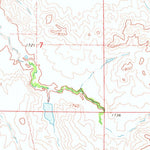 United States Geological Survey Akaska SW, SD (1968, 24000-Scale) digital map