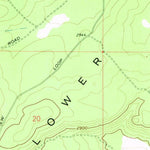 United States Geological Survey Akawa Butte, OR (1962, 24000-Scale) digital map
