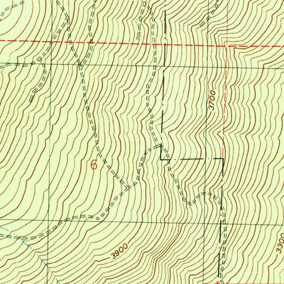 United States Geological Survey Akawa Butte, OR (1985, 24000-Scale) digital map