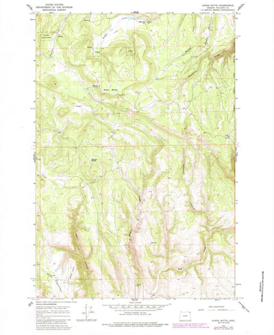 Akers Butte, OR (1984, 24000-Scale) Preview 1