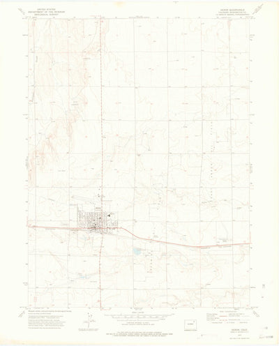 United States Geological Survey Akron, CO (1973, 24000-Scale) digital map