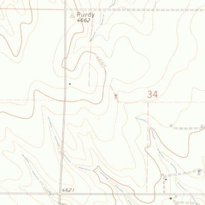 United States Geological Survey Akron, CO (1973, 24000-Scale) digital map