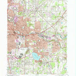 United States Geological Survey Akron East, OH (1967, 24000-Scale) digital map