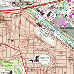 United States Geological Survey Akron East, OH (1967, 24000-Scale) digital map