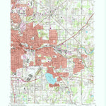 United States Geological Survey Akron East, OH (1994, 24000-Scale) digital map