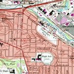 United States Geological Survey Akron East, OH (1994, 24000-Scale) digital map