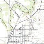 United States Geological Survey Akron, IA (2022, 24000-Scale) digital map