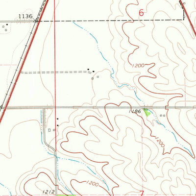 United States Geological Survey Akron, IA-SD (1969, 24000-Scale) digital map