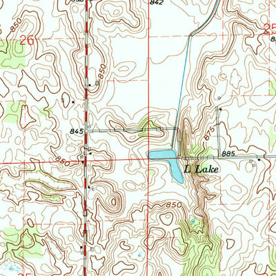 United States Geological Survey Akron, IN (1962, 24000-Scale) digital map