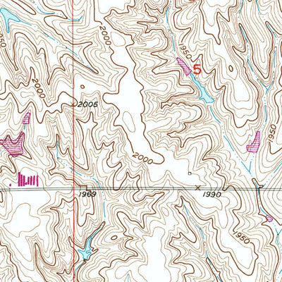 United States Geological Survey Akron, NE (1954, 24000-Scale) digital map