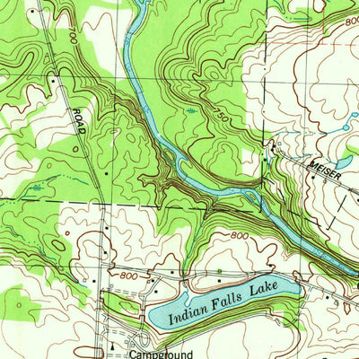 United States Geological Survey Akron, NY (1981, 25000-Scale) digital map