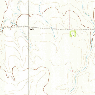 United States Geological Survey Akron SW, CO (1973, 24000-Scale) digital map