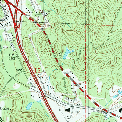 United States Geological Survey Alabaster, AL (1980, 24000-Scale) digital map