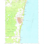 United States Geological Survey Alabaster, MI (1966, 24000-Scale) digital map