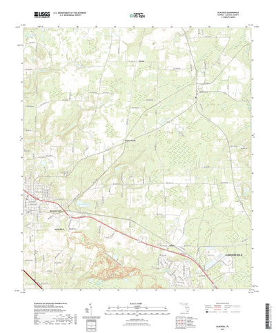 United States Geological Survey Alachua, FL (2021, 24000-Scale) digital map