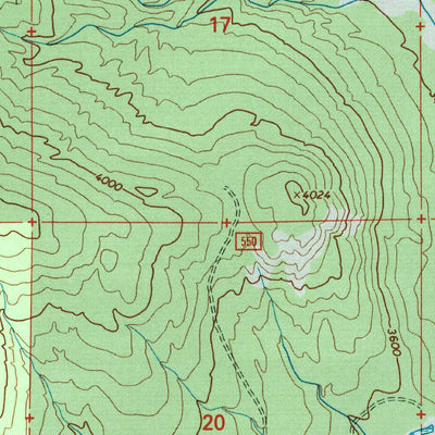 United States Geological Survey Aladdin Mountain, WA (1992, 24000-Scale) digital map