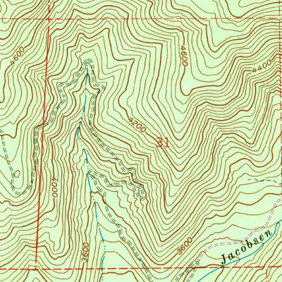 United States Geological Survey Aladdin, WA (1966, 24000-Scale) digital map