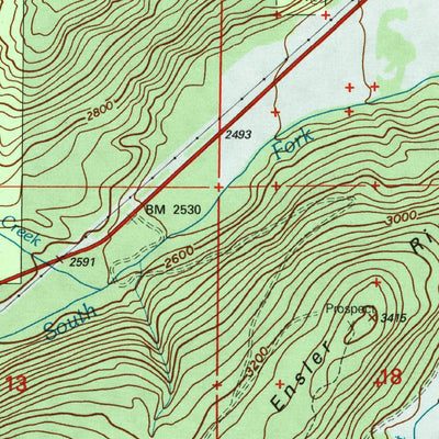 United States Geological Survey Aladdin, WA (1992, 24000-Scale) digital map