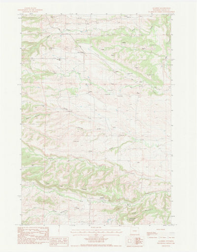 United States Geological Survey Aladdin, WY (1984, 24000-Scale) digital map