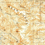 United States Geological Survey Aladdin, WY-SD-MT (1901, 125000-Scale) digital map