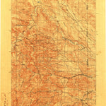 United States Geological Survey Aladdin, WY-SD-MT (1903, 125000-Scale) digital map