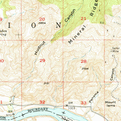 United States Geological Survey Alameda Flat, WA (1950, 62500-Scale) digital map