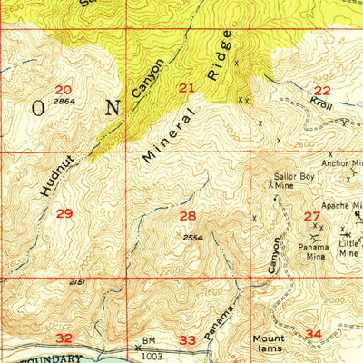 United States Geological Survey Alameda Flat, WA (1952, 62500-Scale) digital map