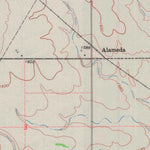 United States Geological Survey Alameda, KS (1967, 24000-Scale) digital map