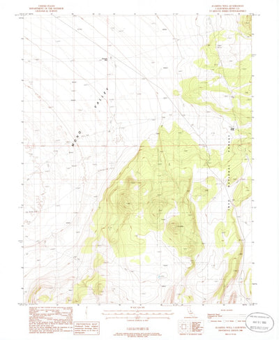 United States Geological Survey Alameda Well, CA (1986, 24000-Scale) digital map
