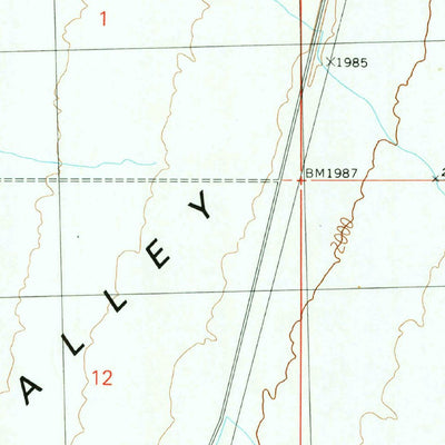 United States Geological Survey Alamo Dam SE, AZ (1990, 24000-Scale) digital map